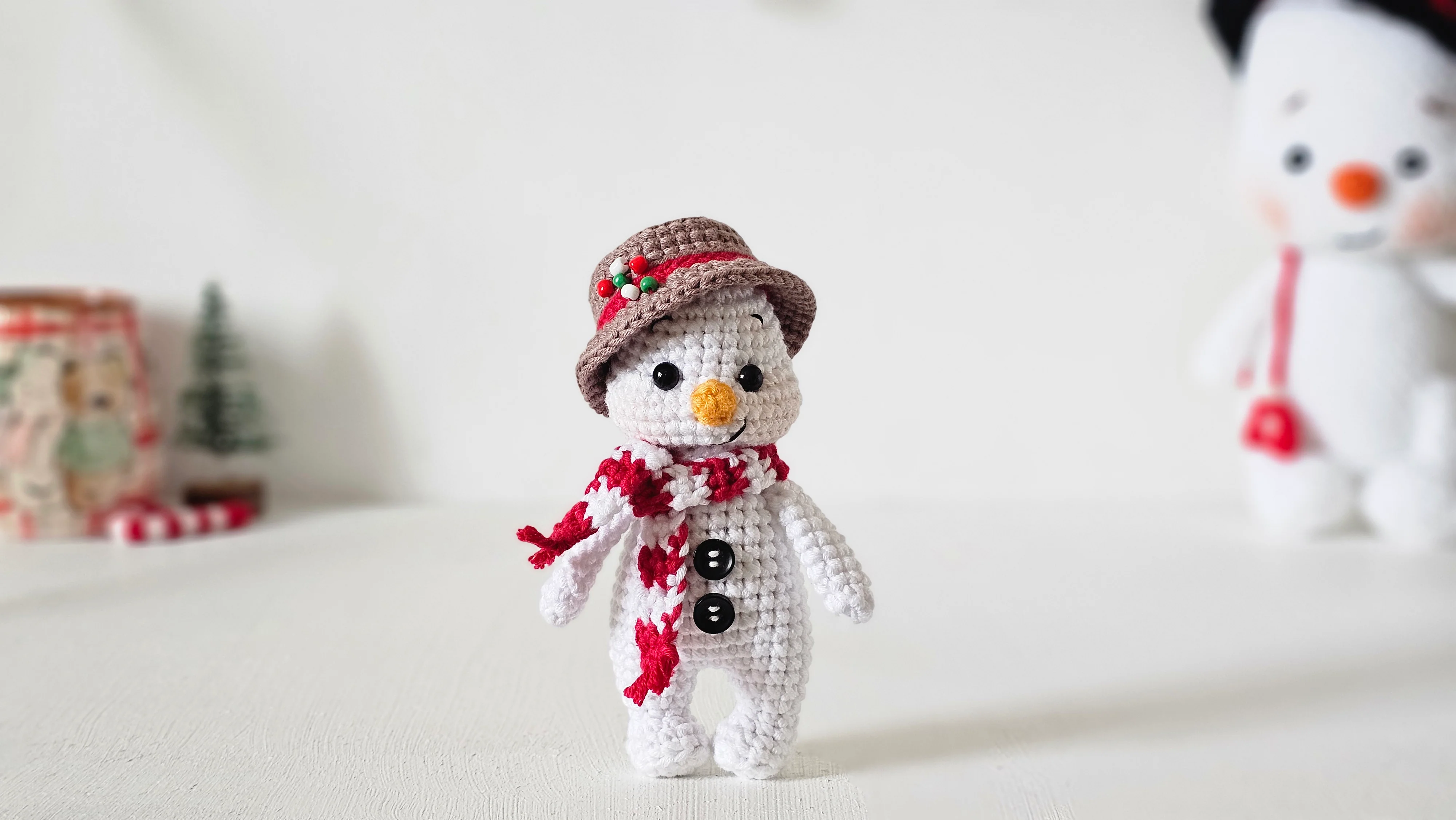 Snowman & Santa Mini Doll Crochet Pattern Bundle - Image 6