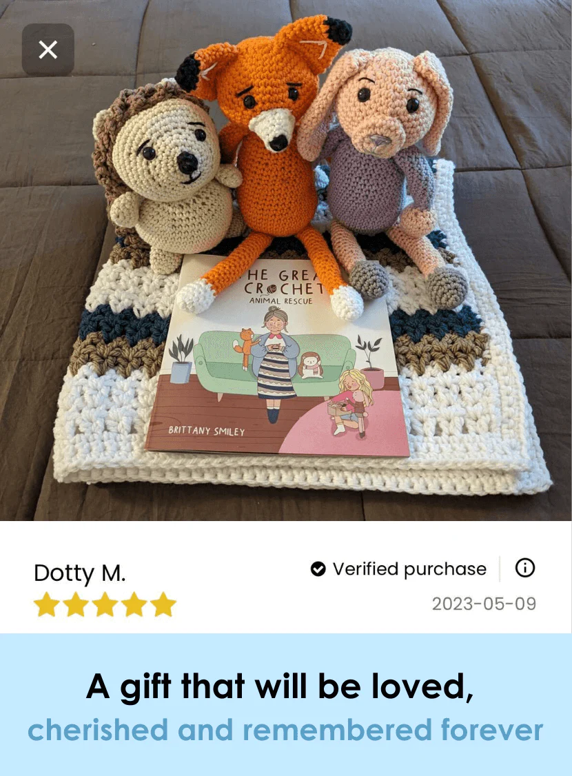 The Great Crochet Animal Rescue Illustrated Book & Bunny Crochet Pattern - Image 12
