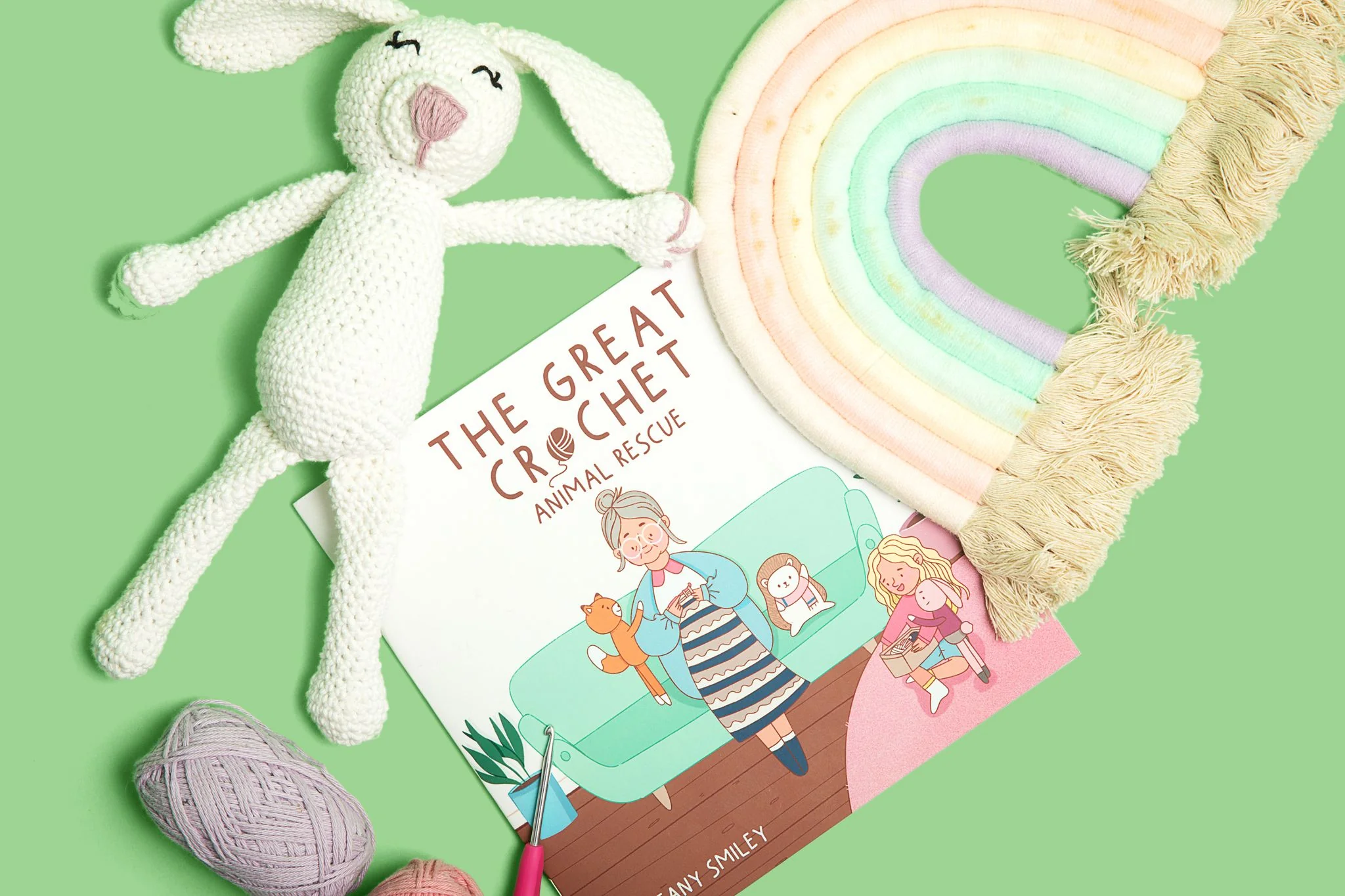 The Great Crochet Animal Rescue Illustrated Book & Bunny Crochet Pattern - Image 17