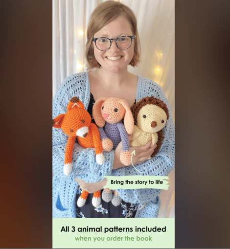 The Great Crochet Animal Rescue Illustrated Book & Bunny Crochet Pattern - Image 5