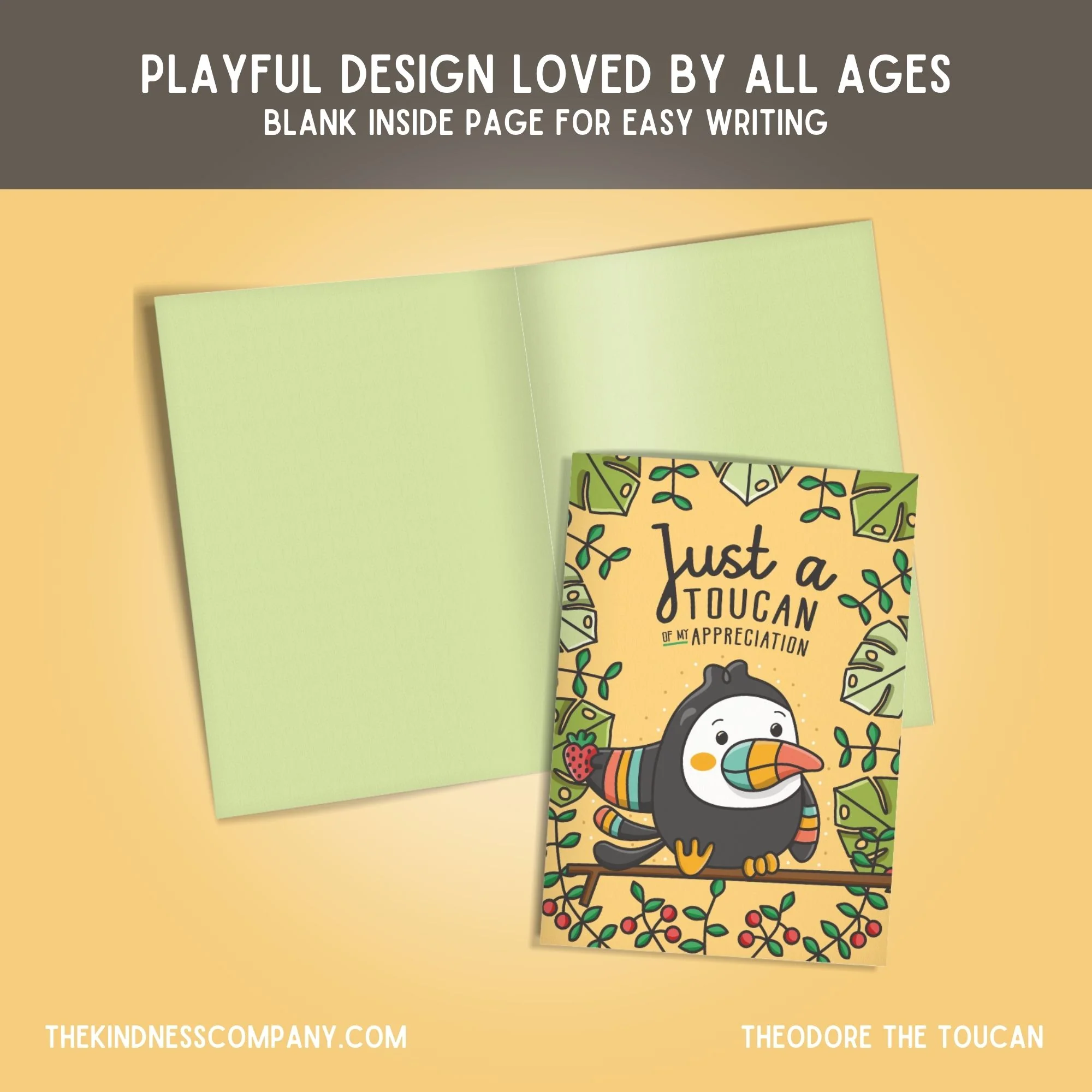 Toucan Crochet Pattern & Matching Card: "Appreciation" - Image 6
