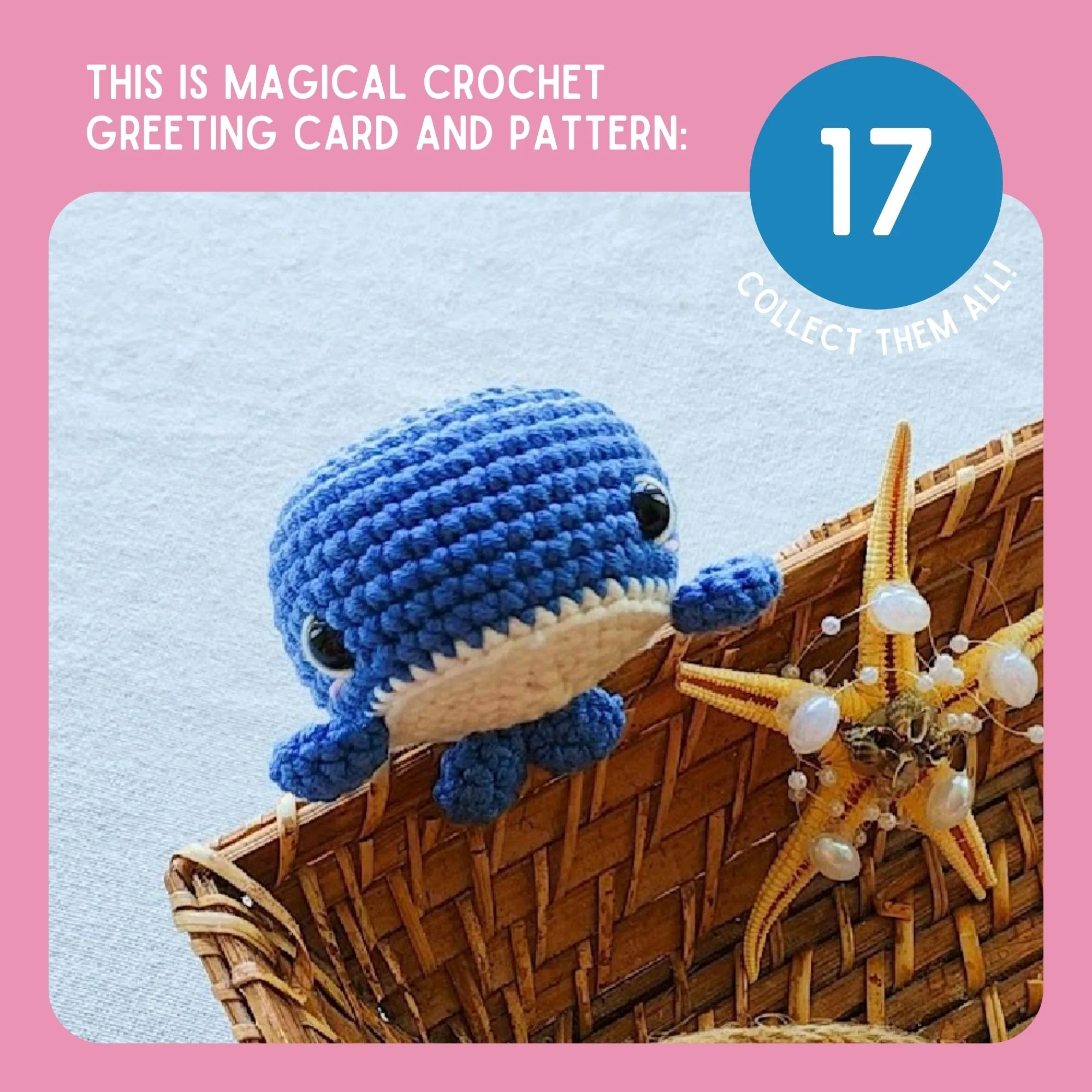 Whale Crochet Pattern & Matching Card: "Always Love You" - Image 9