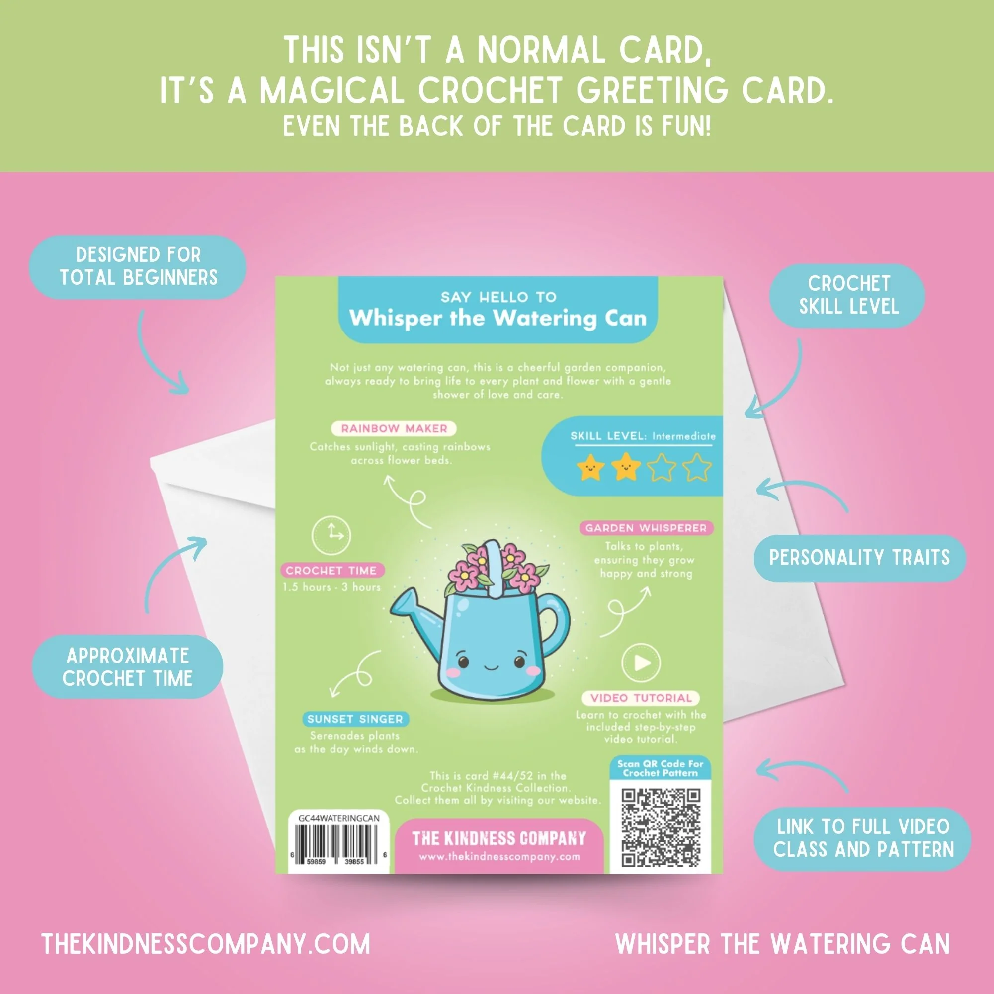 Watering Can Crochet Pattern & Matching Card: "Magic Your Way" - Image 7