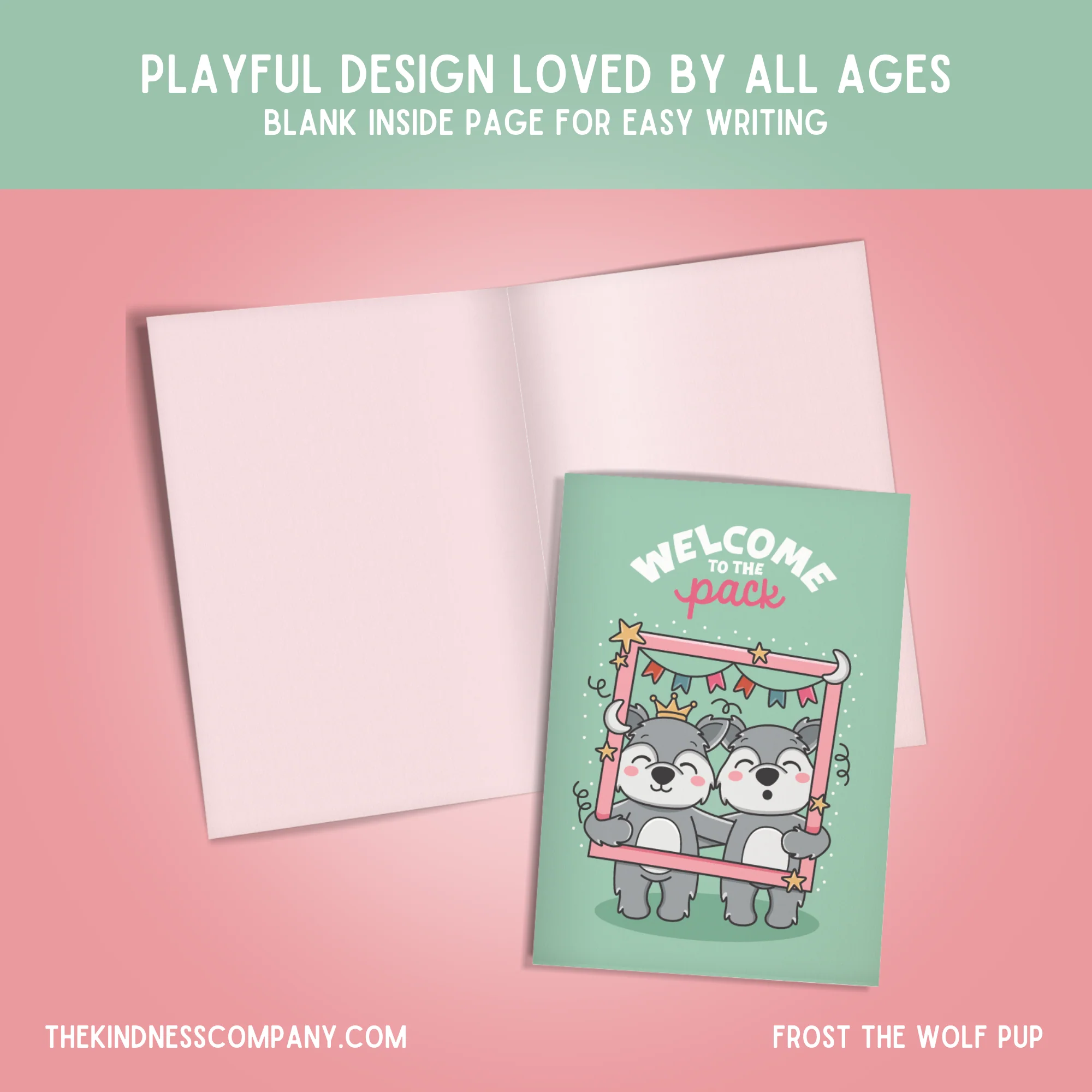 Wolf Pup Crochet Pattern & Matching Card: "Welcome To The Pack" - Image 6